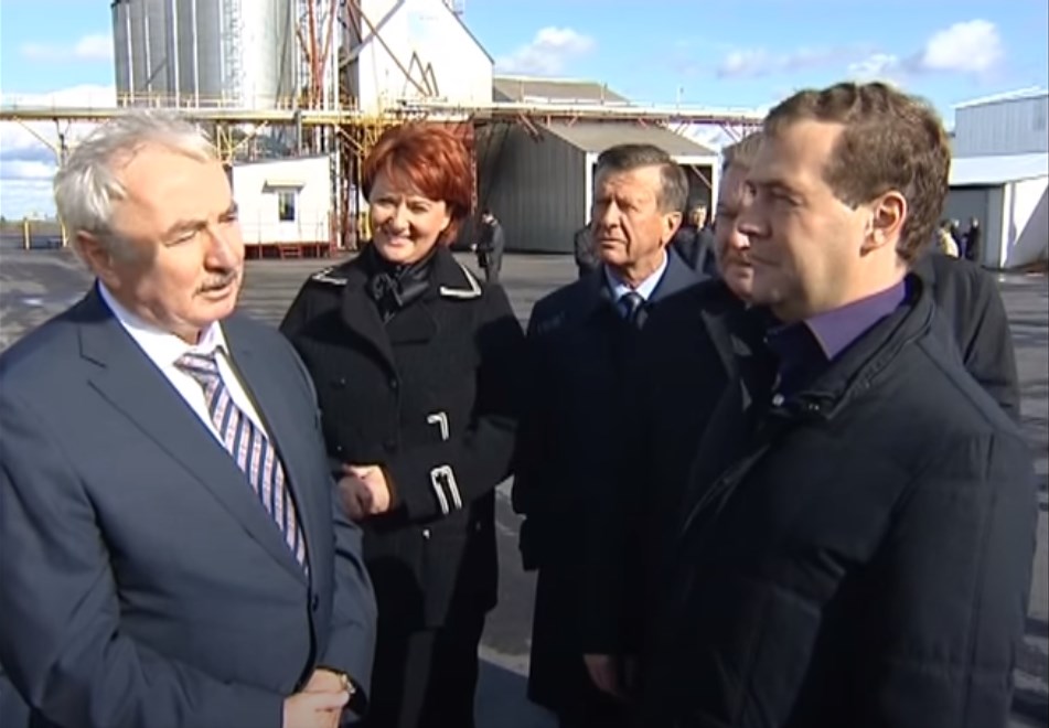 Приезд президента Медведева Д.А. в ООО «Дубовицкое» (30.10.2009 г.)